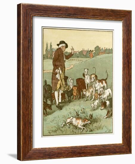 Elegy on a Mad Dog-Randolph Caldecott-Framed Art Print