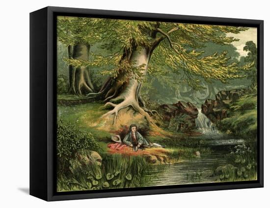 'Elegy written in a Country Churchyard' by Thomas Gray-Alexander Francis Lydon-Framed Premier Image Canvas