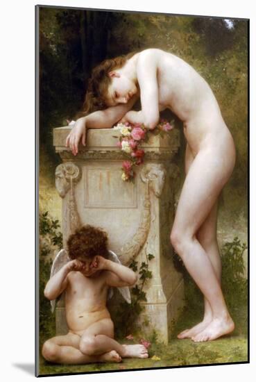 Elegy-William Adolphe Bouguereau-Mounted Art Print