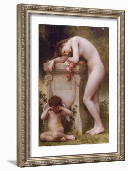 Elegy-William Adolphe Bouguereau-Framed Art Print