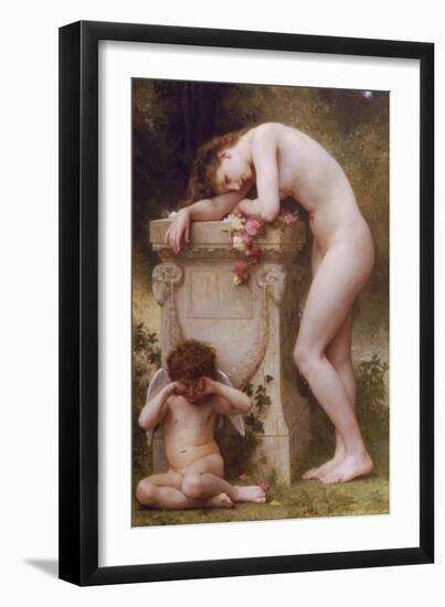 Elegy-William Adolphe Bouguereau-Framed Art Print