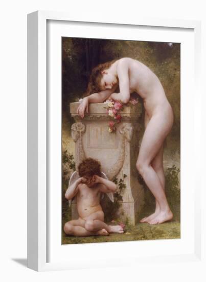 Elegy-William Adolphe Bouguereau-Framed Art Print