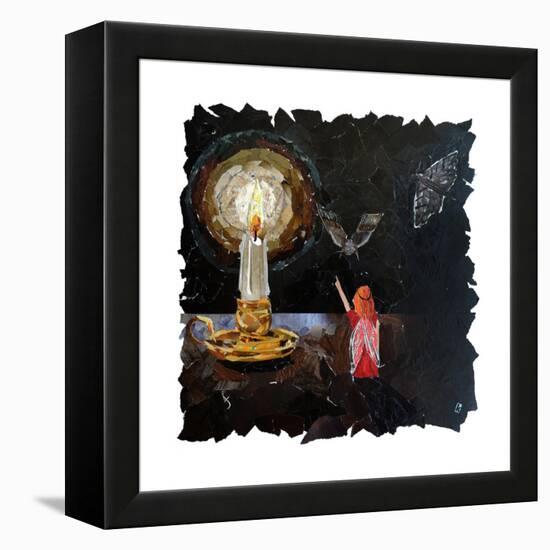 Element Fairy - Fire-Kirstie Adamson-Framed Premier Image Canvas