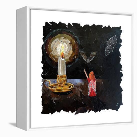 Element Fairy - Fire-Kirstie Adamson-Framed Premier Image Canvas