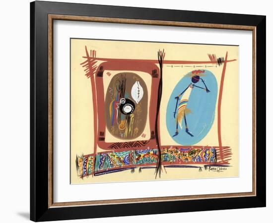 Element of Black Culture, 2005-Oglafa Ebitari Perrin-Framed Giclee Print