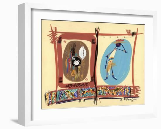 Element of Black Culture, 2005-Oglafa Ebitari Perrin-Framed Giclee Print