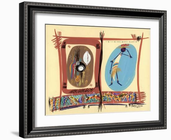 Element of Black Culture, 2005-Oglafa Ebitari Perrin-Framed Giclee Print