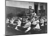 Elementary School Girls Learning Sewing-null-Mounted Photographic Print