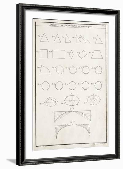 Elements de Geometrie-Chris Dunker-Framed Giclee Print