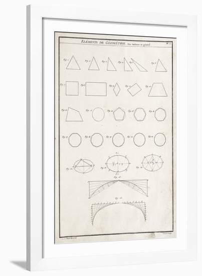 Elements de Geometrie-Chris Dunker-Framed Giclee Print