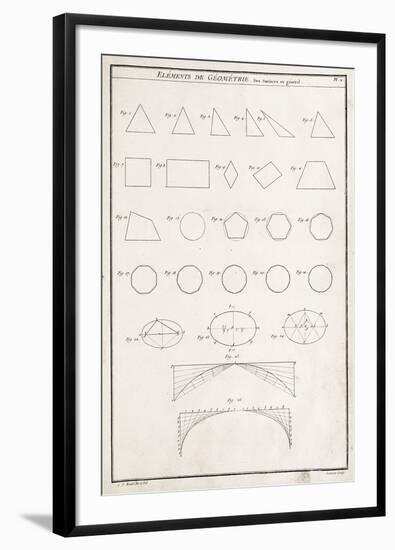 Elements de Geometrie-Chris Dunker-Framed Giclee Print