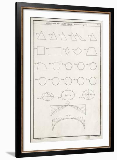 Elements de Geometrie-Chris Dunker-Framed Giclee Print