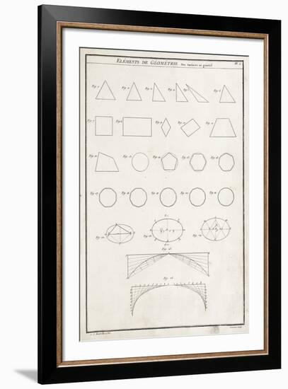 Elements de Geometrie-Chris Dunker-Framed Giclee Print