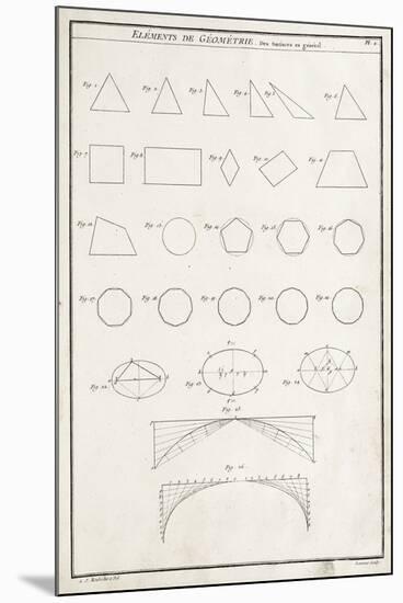 Elements de Geometrie-Chris Dunker-Mounted Giclee Print