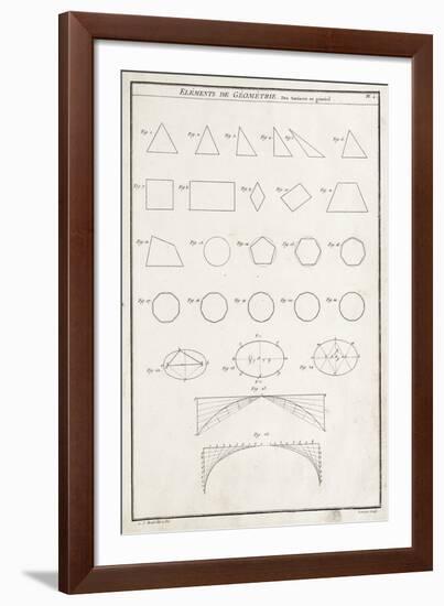 Elements de Geometrie-Chris Dunker-Framed Giclee Print