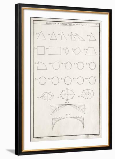 Elements de Geometrie-Chris Dunker-Framed Giclee Print