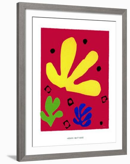 Elements Vegetaux, c.1947-Henri Matisse-Framed Serigraph