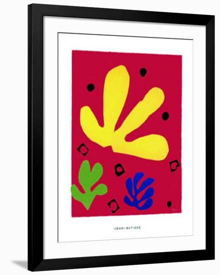Elements Vegetaux, c.1947-Henri Matisse-Framed Serigraph