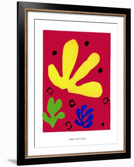 Elements Vegetaux, c.1947-Henri Matisse-Framed Serigraph