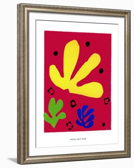 Elements Vegetaux, c.1947-Henri Matisse-Framed Serigraph