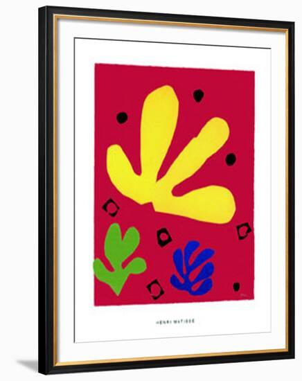 Elements Vegetaux, c.1947-Henri Matisse-Framed Serigraph