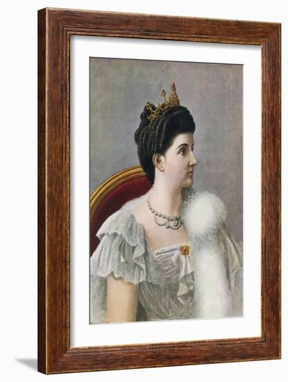 Elena of Savoy, Queen of Italy-Tancredi Scarpelli-Framed Giclee Print