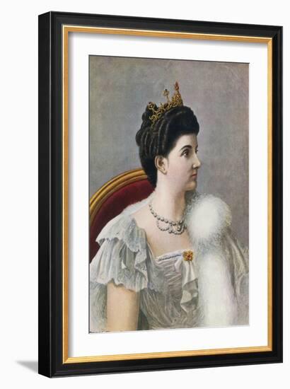 Elena of Savoy, Queen of Italy-Tancredi Scarpelli-Framed Giclee Print