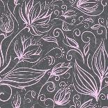 Seamless Floral Pattern-Elena Terletskaya-Art Print