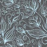 Seamless Floral Pattern-Elena Terletskaya-Art Print