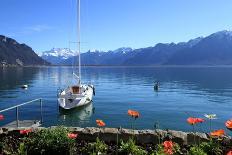 Geneva Lake Scenery, Switzerland-Elenarts-Photographic Print