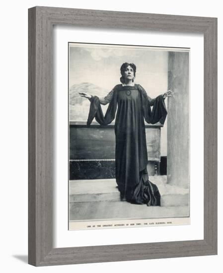 Eleonora Duse (1858-1924)-null-Framed Photographic Print