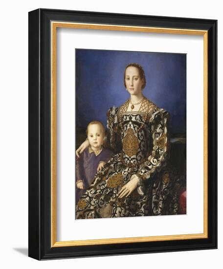 Eleonora of Toledo with Her Son-Agnolo Bronzino-Framed Giclee Print