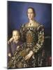 Eleonora of Toledo with Her Son-Agnolo Bronzino-Mounted Giclee Print