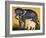 Elephant and Calf, Page from a Manuscript on Elephant Training-null-Framed Giclee Print