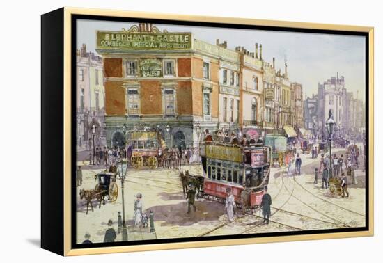 Elephant and Castle, C.1890-John Sutton-Framed Premier Image Canvas