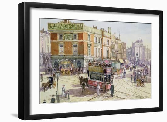 Elephant and Castle, C.1890-John Sutton-Framed Giclee Print