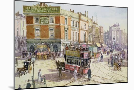 Elephant and Castle, C.1890-John Sutton-Mounted Giclee Print