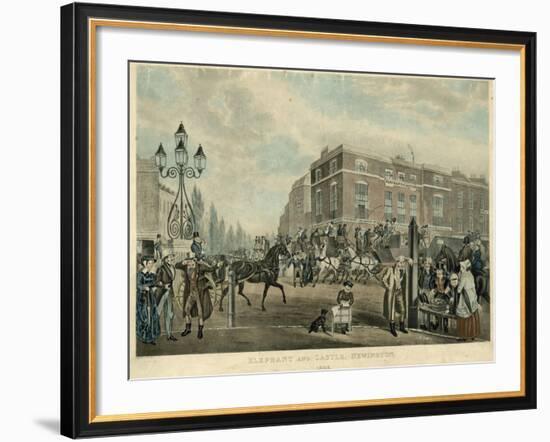 Elephant and Castle, Newington, London, 1826-Samuel John Egbert Jones-Framed Giclee Print