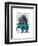 Elephant and Citadel-Fab Funky-Framed Art Print