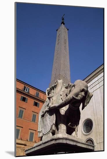 Elephant and Obelisk-Gian Lorenzo Bernini-Mounted Giclee Print