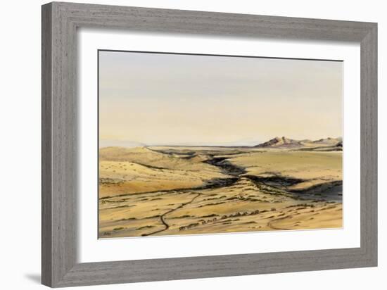 Elephant at Lewa, 2013-Francesca Sanders-Framed Giclee Print