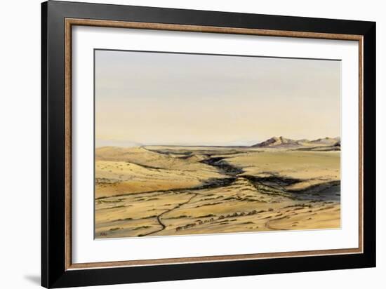 Elephant at Lewa, 2013-Francesca Sanders-Framed Giclee Print