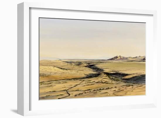 Elephant at Lewa, 2013-Francesca Sanders-Framed Giclee Print