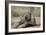 Elephant Baby Lying on Ground-null-Framed Photographic Print