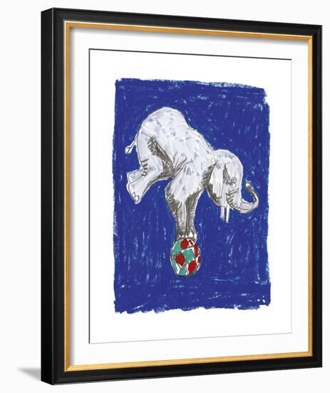 Elephant Balance-Katrien Soeffers-Framed Giclee Print