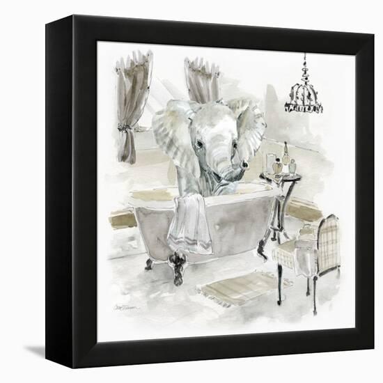 Elephant Bath-Carol Robinson-Framed Stretched Canvas