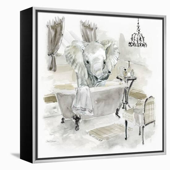 Elephant Bath-Carol Robinson-Framed Stretched Canvas