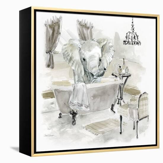 Elephant Bath-Carol Robinson-Framed Stretched Canvas