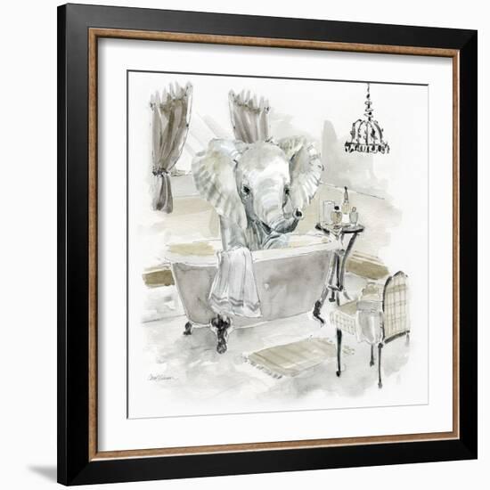 Elephant Bath-Carol Robinson-Framed Art Print