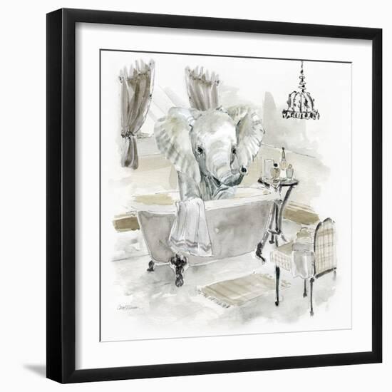 Elephant Bath-Carol Robinson-Framed Art Print